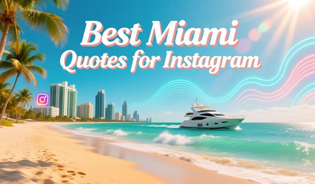 Best Miami Quotes for Instagram