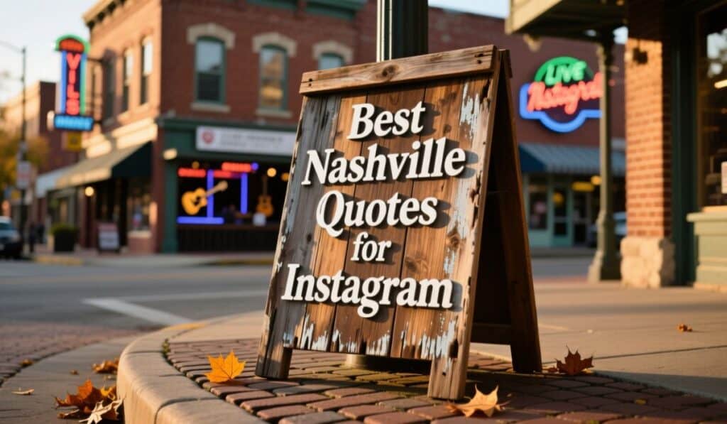 Best Nashville Quotes for Instagram