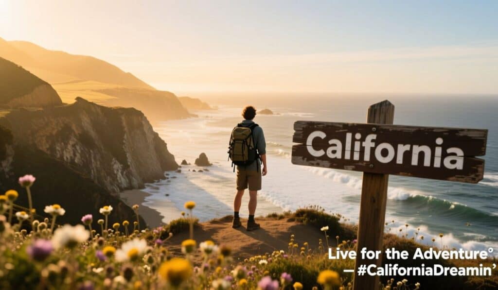 California Captions For Insta Adventure Photos