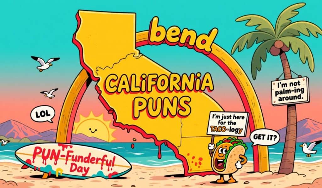 California Puns Captions