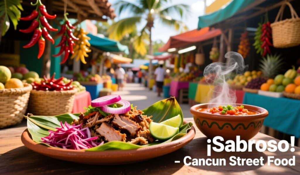 Cancun Food Captions