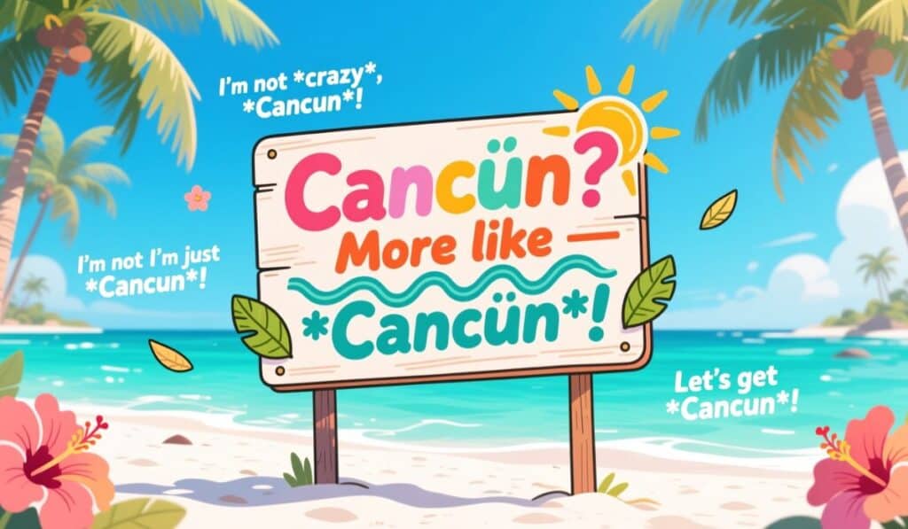 Cancun Puns For Instagram Captions