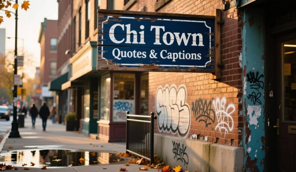 Chi Town Quotes & Captions 