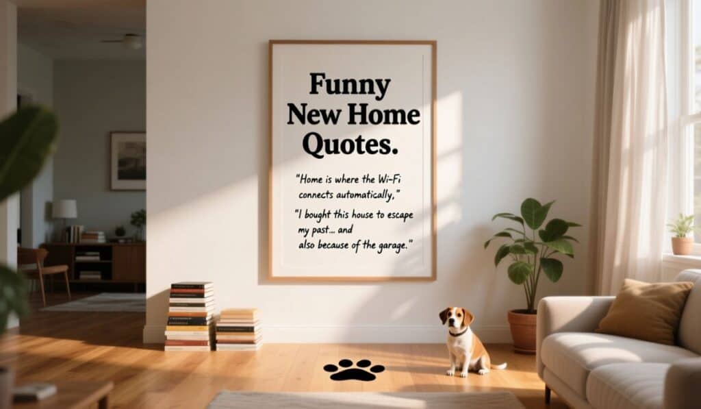 Funny New Home Quotes