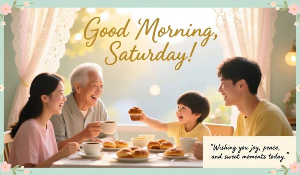 Good Morning Saturday Wishes for Friends and Family