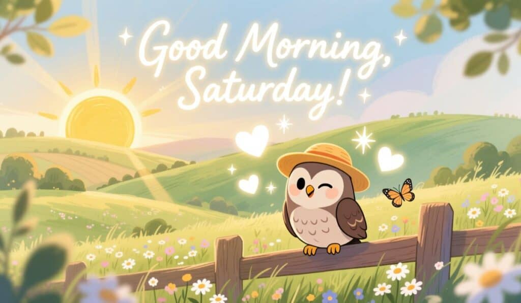 Good morning Saturday blessings gif