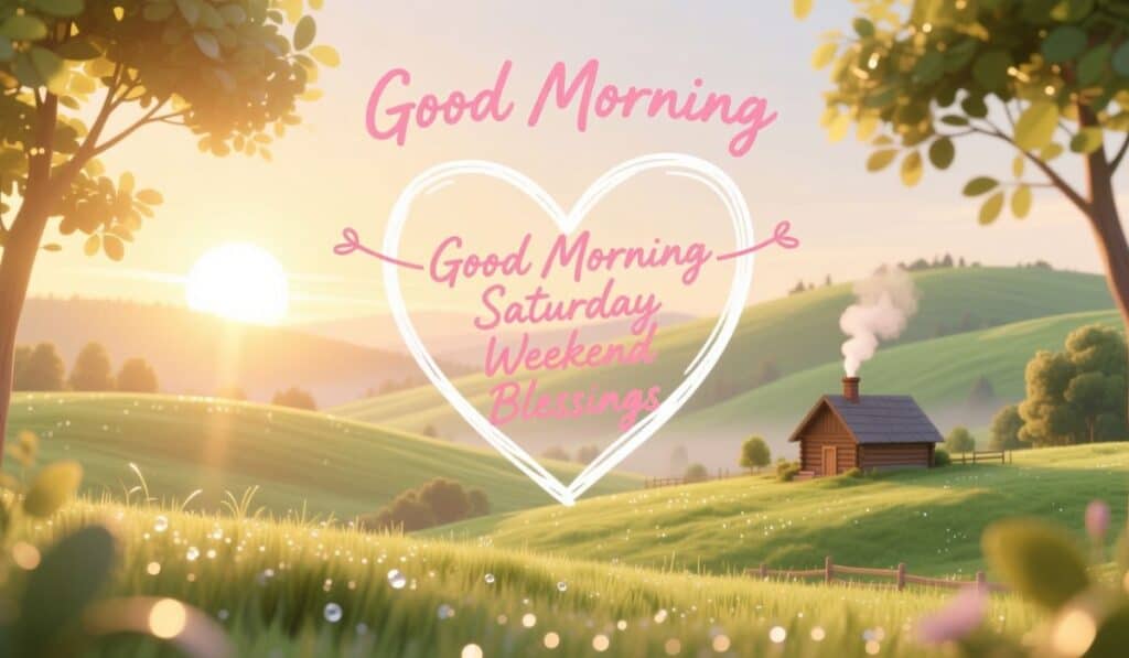 Good morning Saturday weekend blessings