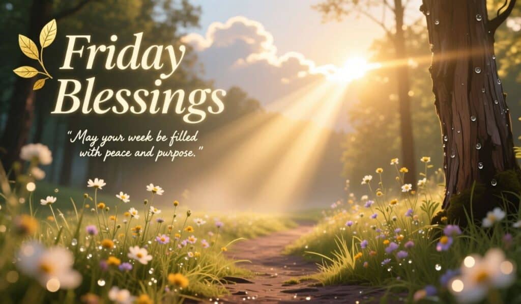 Inspirational Friday blessings