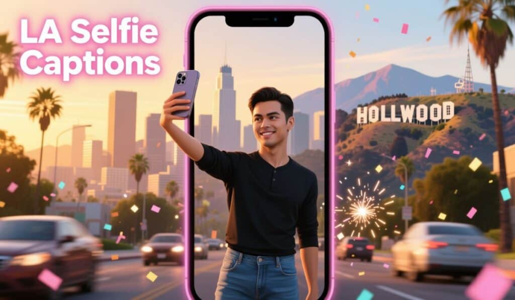 LA Selfie Captions
