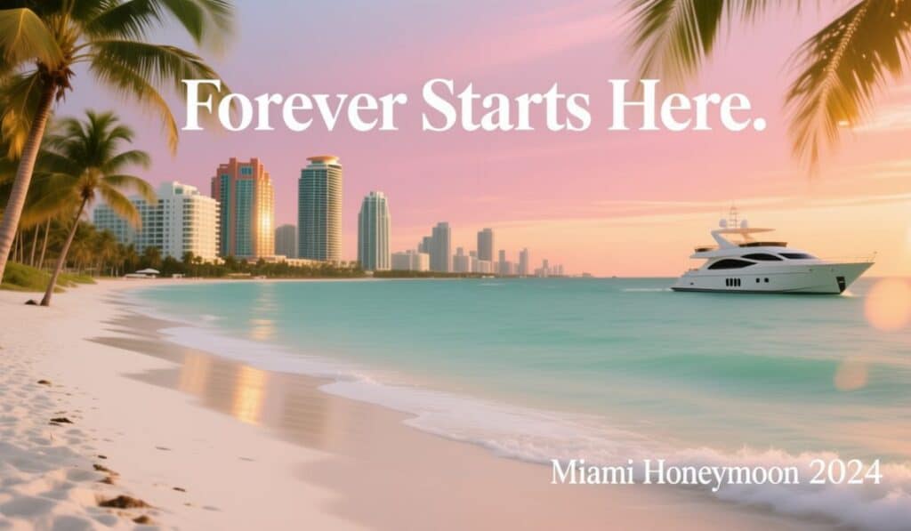 Miami Instagram Captions for Honeymoons