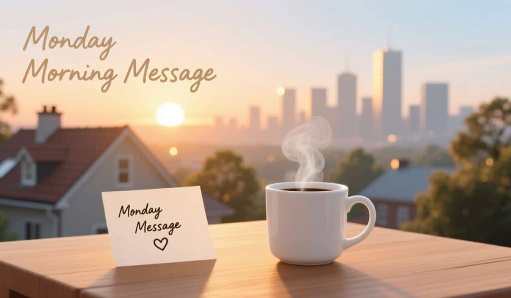 Monday Morning Message