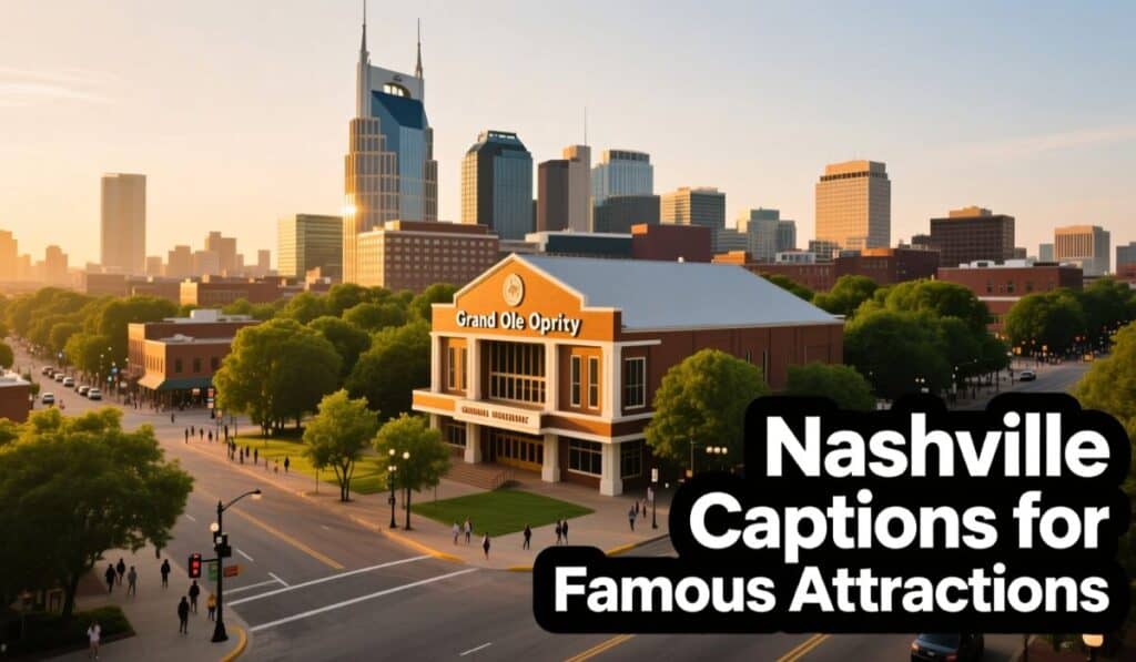 Nashville Captions for Famous Attractions