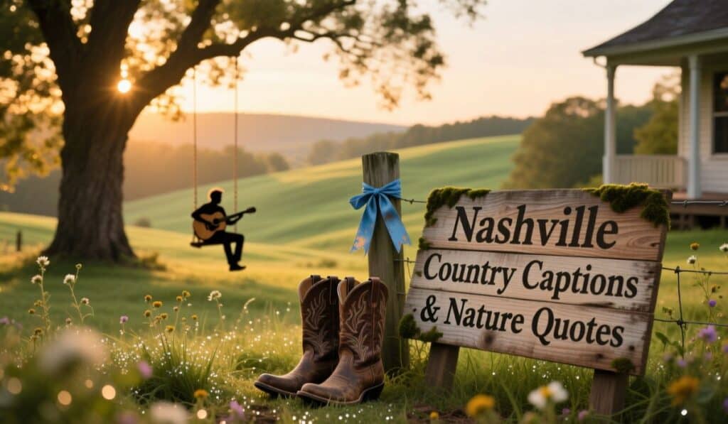 Nashville Country Captions & Nature Quotes