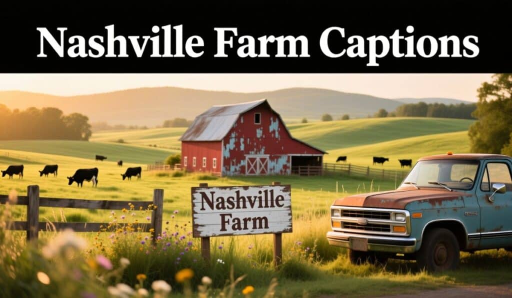 Nashville Farm Captions