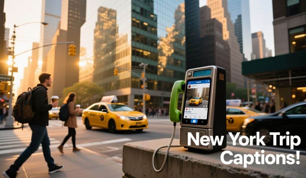 New York Trip Captions