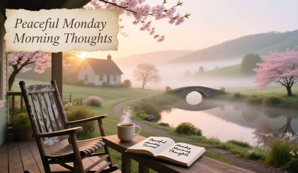 Peaceful Monday Morning Thoughts