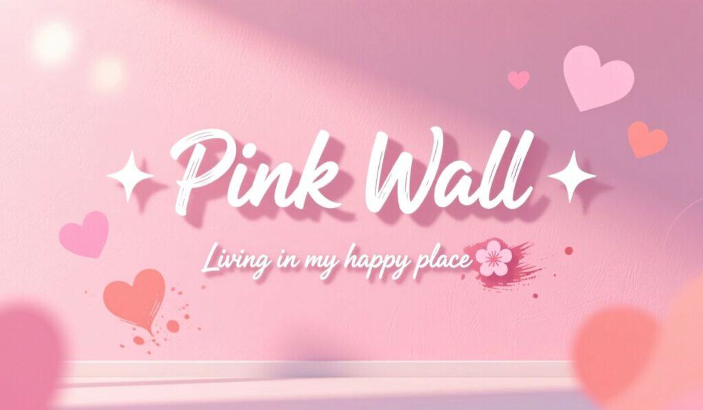 Pink Wall Instagram Captions