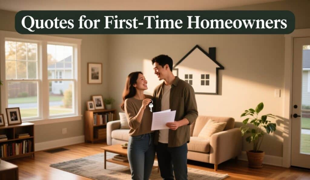 Quotes for First-Time Homeowners