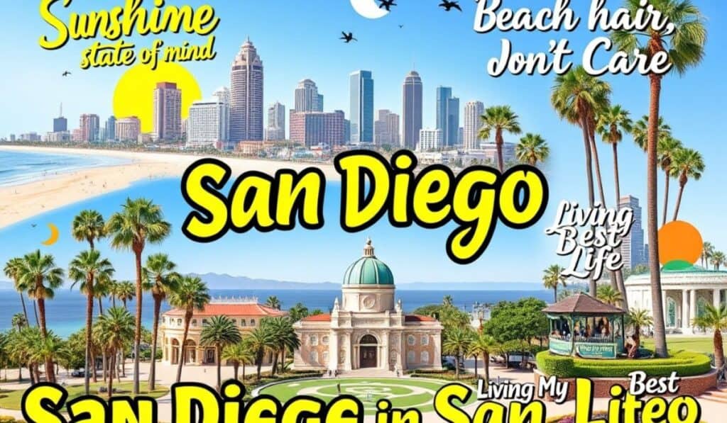 San Diego Selfie Captions