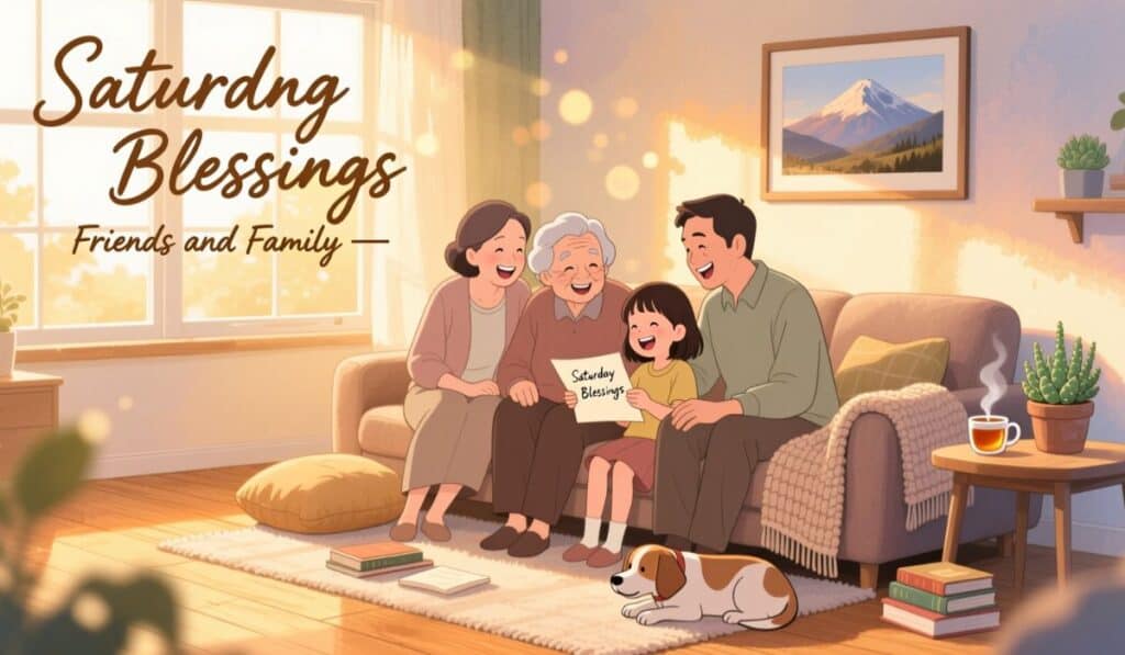 Saturday Blessings for Friends and Family Members