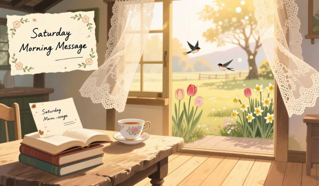 Saturday Morning Message