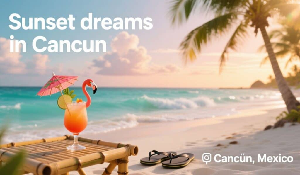 Short Cancun Instagram Captions