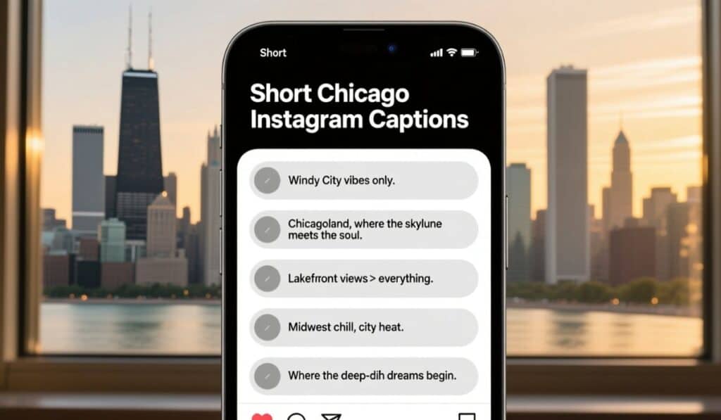 Short Chicago Instagram Captions 