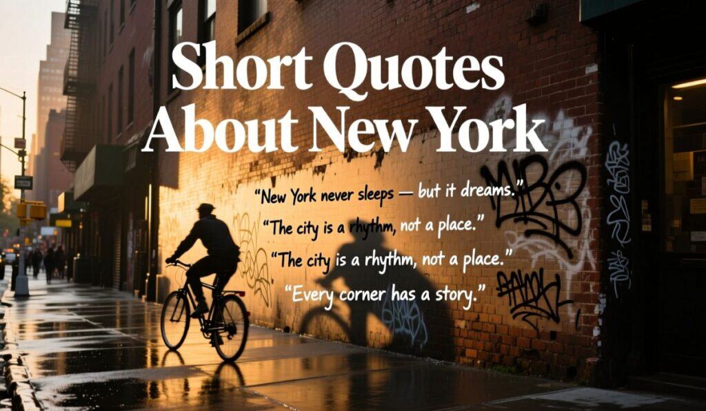 Short Quotes About New York