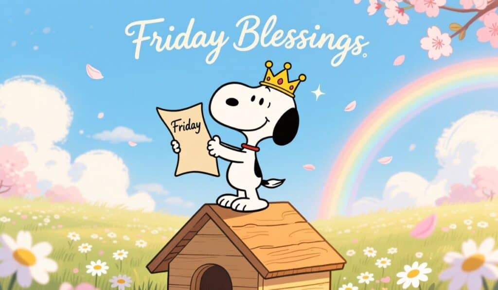 Snoopy Friday Blessings
