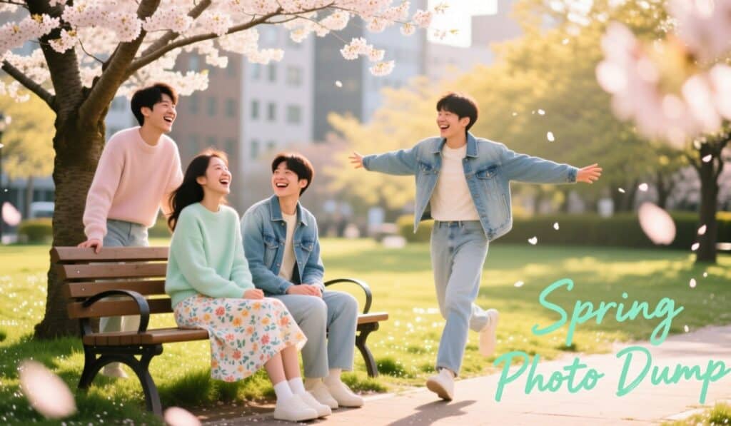 Spring Photo Dump Captions