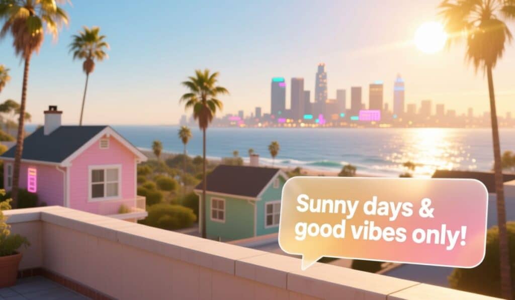 Sunshine-Inspired Los Angeles Instagram Captions
