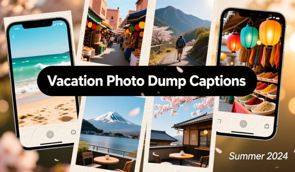 Vacation Photo Dump Captions