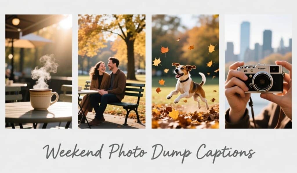 Weekend Photo Dump Captions