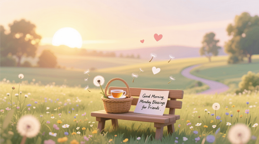 Good Morning, Monday Blessings for Friends