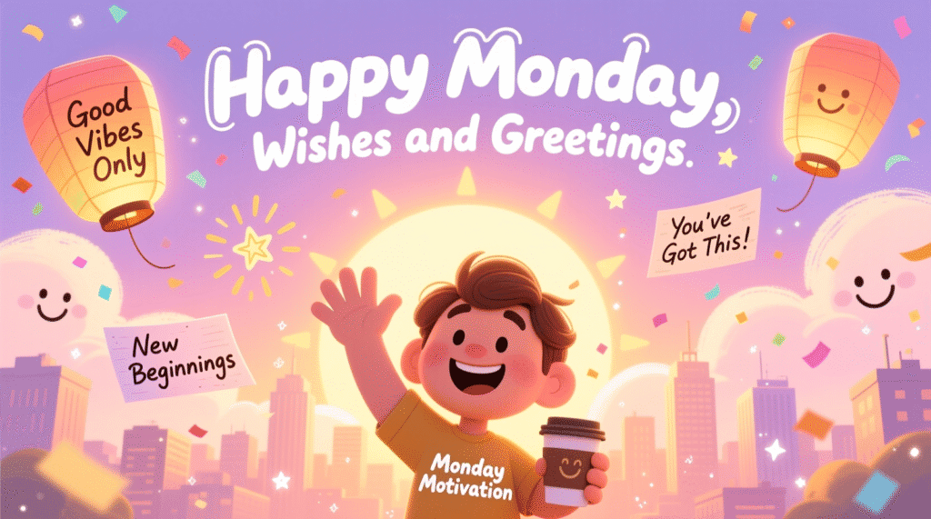Happy Monday, Wishes and Greetings