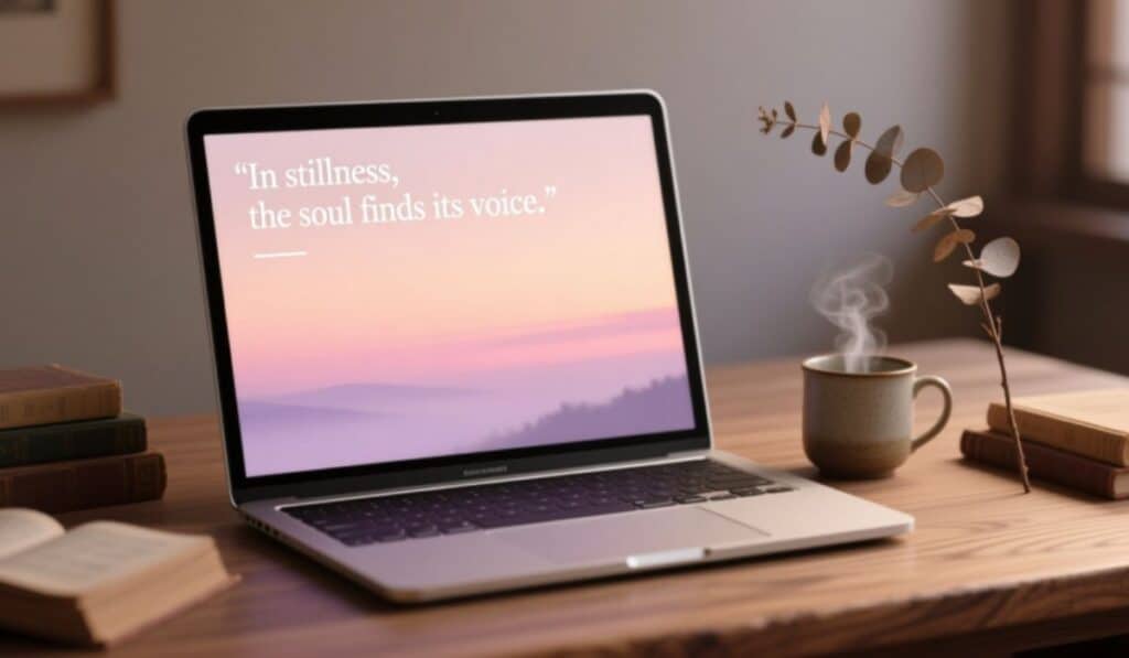 Choosing the Right Verse for Your Laptop Wallpaper