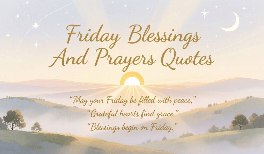 Friday Blessings And Prayers Quotes