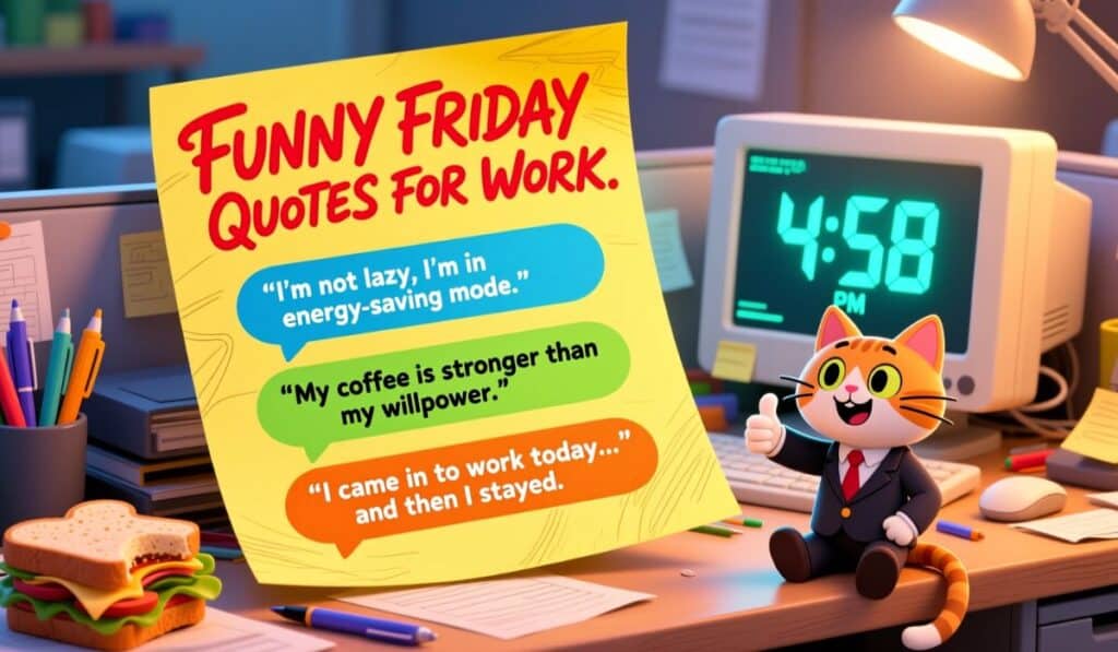 Funny Friday Quotes For Work