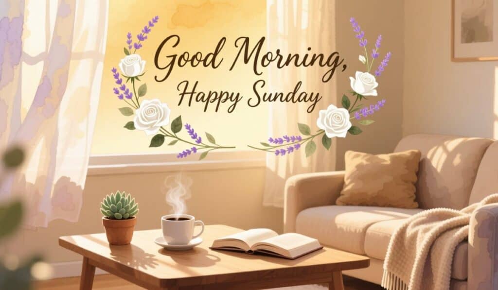 Good Morning, Happy Sunday Message