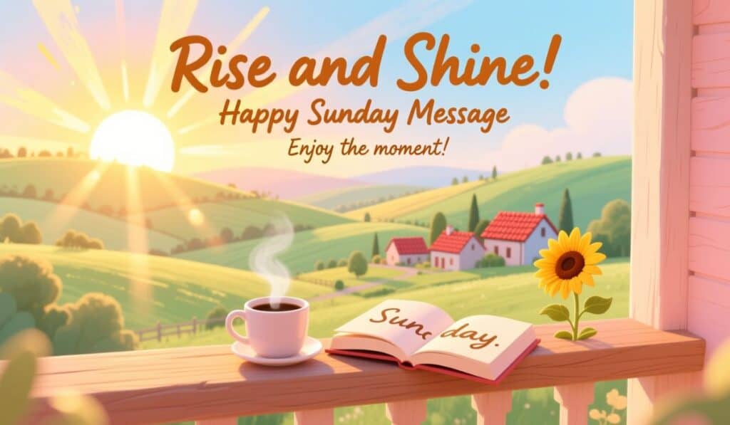 Rise and Shine! Happy Sunday Message