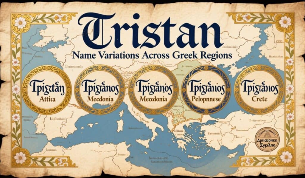 Tristan Name Variations Across Greek Regions