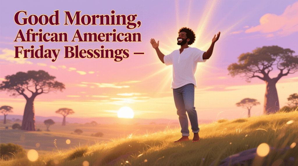 Good Morning, African American Friday Blessings