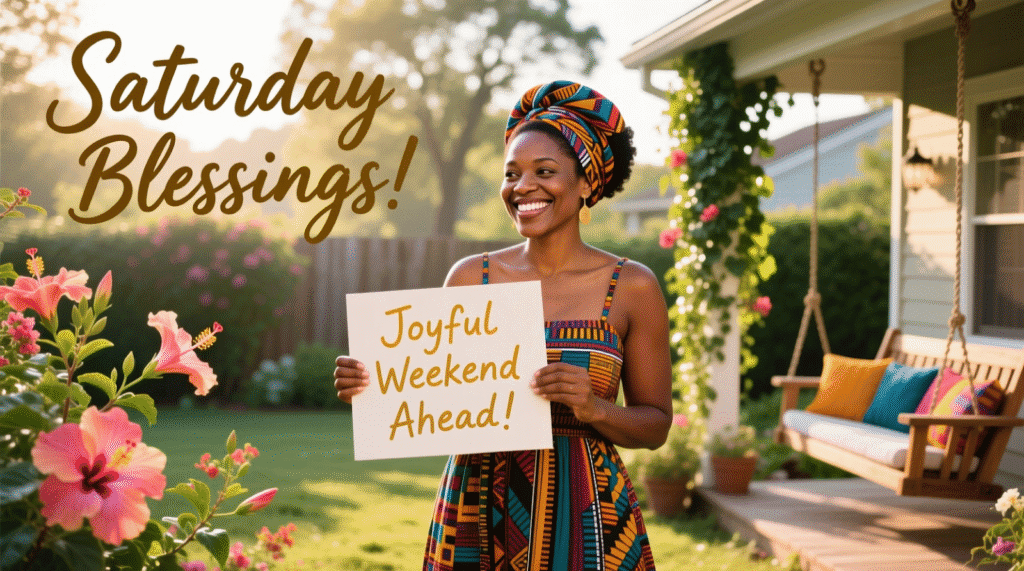African American Saturday Blessings for a Joyful Weekend