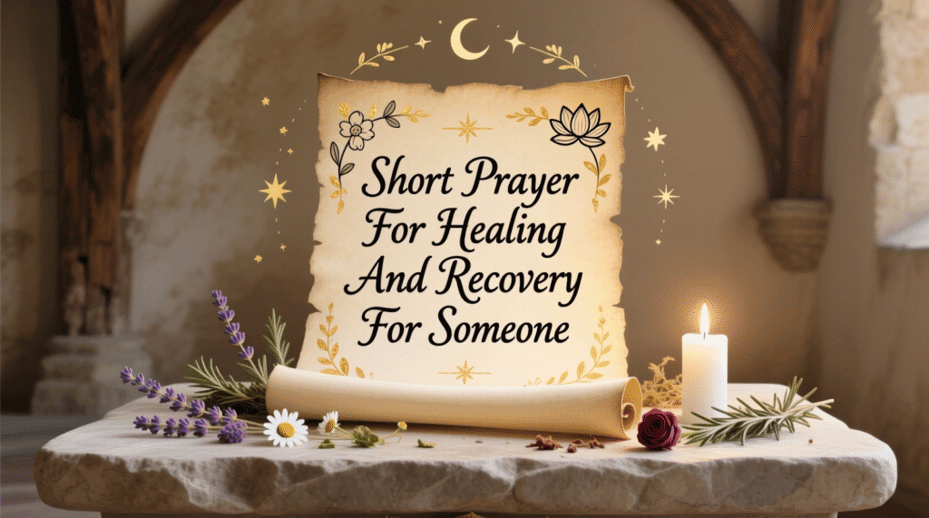 Short Prayer For Healing And Recovery For Someone