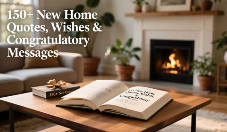 150+ New Home Quotes, Wishes & Congratulatory Messages
