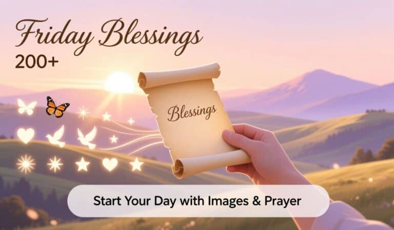 200+ Friday Blessings to Start Your Day with Images & Prayer