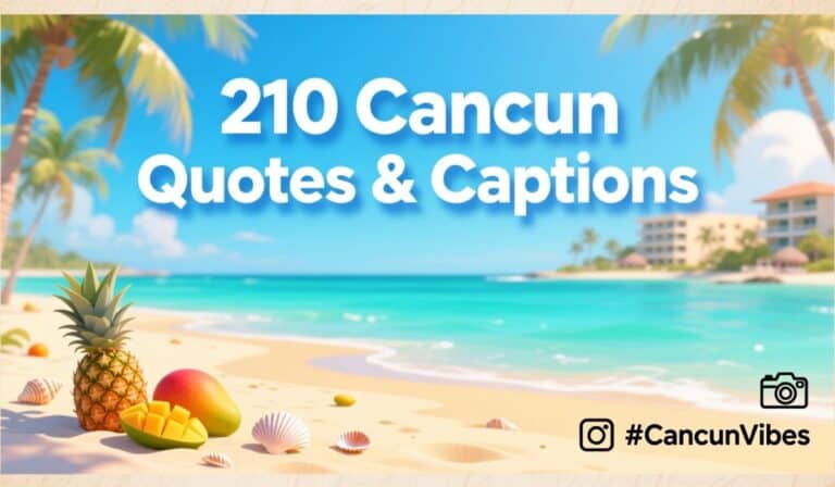 210 Cancun Quotes &Captions for Instagram