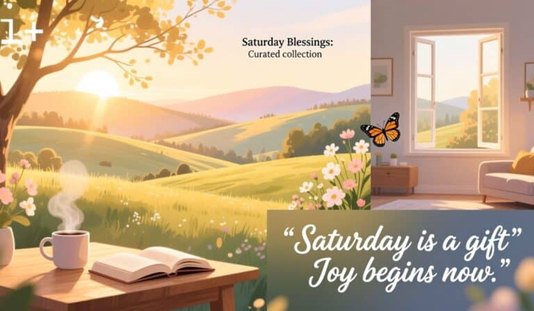250+ Saturday Blessings, Images & Quotes for Joyful Days