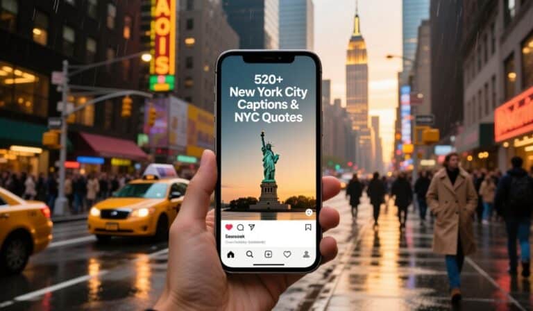 520+ New York City Captions & NYC Quotes