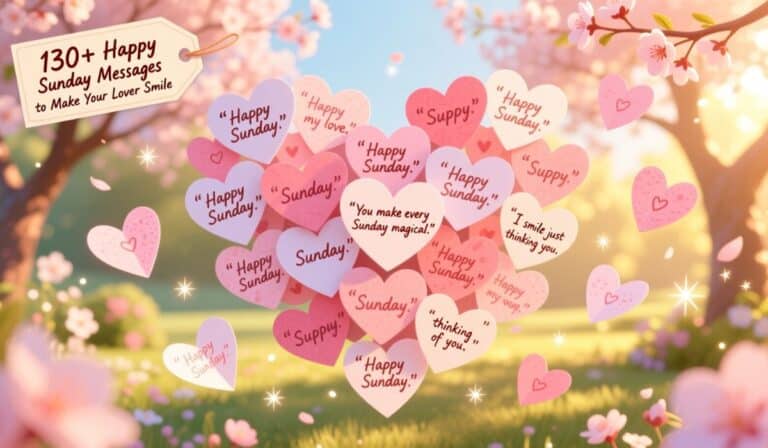 130+ Happy Sunday Messages to Make Your Lover Smile